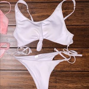 White bikini
